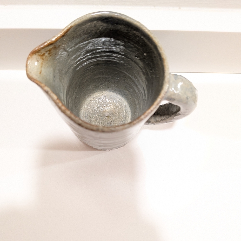 Small Rustic Handmade Pottery Pitcher - Picture 6 of 7